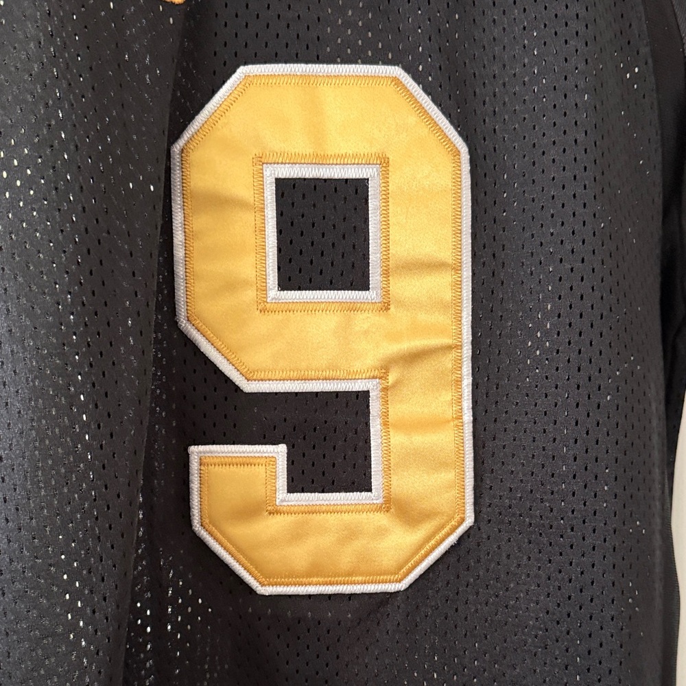 Reebok Black and Gold Sports Jersey - Picture 4 of 7